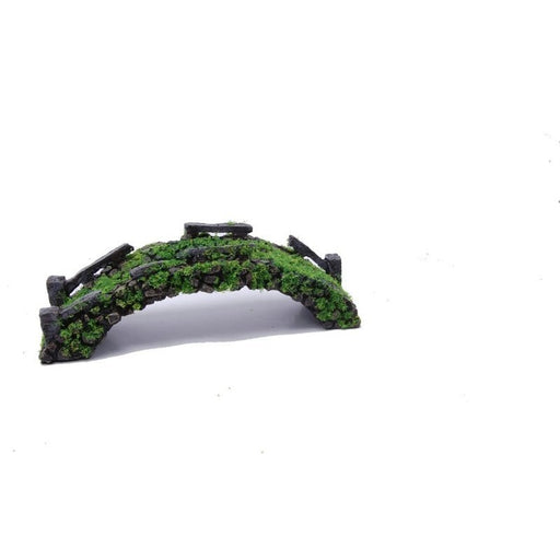 Aquatopia Bridge with Moss 26 x 8 x 8cm - Aquatic Supplies Australia