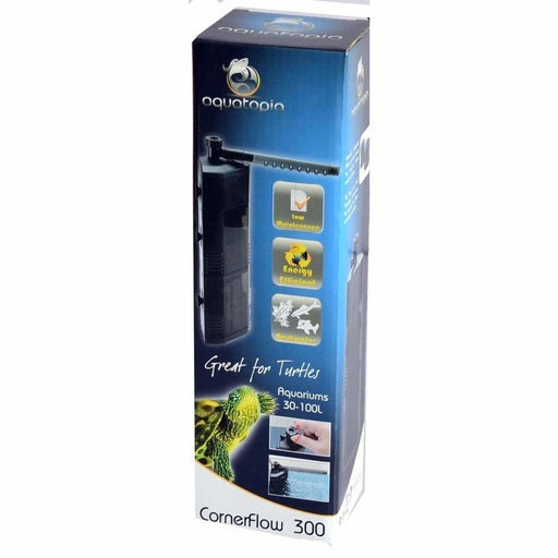 Aquatopia Cornerflow 300 Filter (30-100L, 300L/hr) - Aquatic Supplies Australia