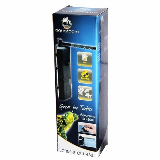 Aquatopia Cornerflow 450 Filter (100-200L, 450L/hr) - Aquatic Supplies Australia