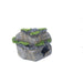 Aquatopia Double Flat Rock with Moss 13 x 10 x 5cm - Aquatic Supplies Australia
