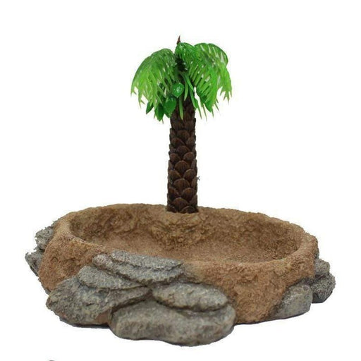 Aquatopia Hermit Crab Palm Tree with Bowl - Aquatic Supplies Australia