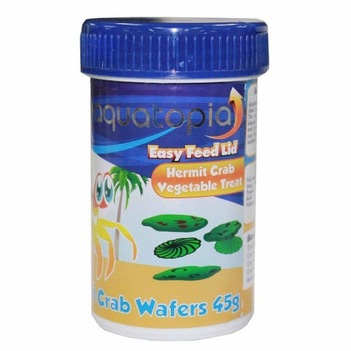 Aquatopia Hermit Crab Vegetable Treat Wafers 45g - Aquatic Supplies Australia