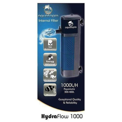 Aquatopia HydroFlow 1000 Internal Filter (300 - 400L, 1000L/hr) - Aquatic Supplies Australia