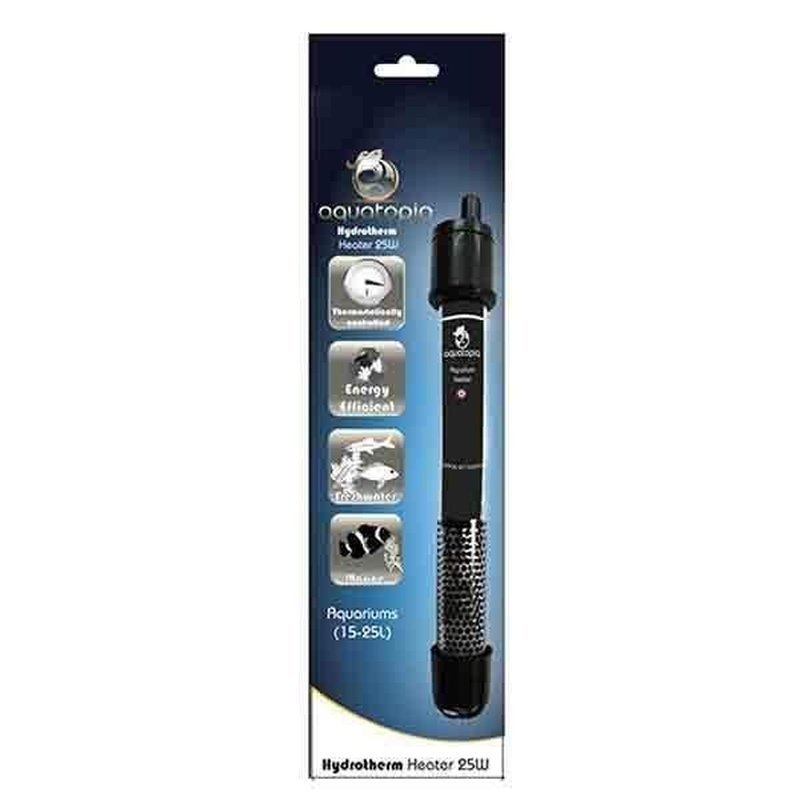 Aquatopia Hydrotherm Heater 25W 22cm (15-25L) - Aquatic Supplies Australia