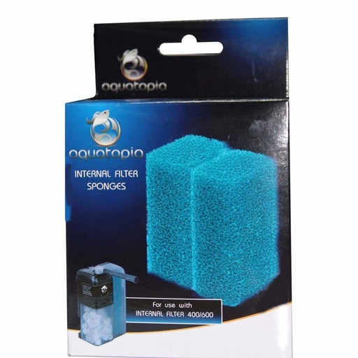 Aquatopia Internal Filter 400 & 600 Sponges & Carbon 2 Pack Aquatic Supplies Australia