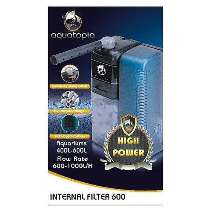 Aquatopia Internal Filter 600 (up to 600L, 1000L/hr) - Aquatic Supplies Australia