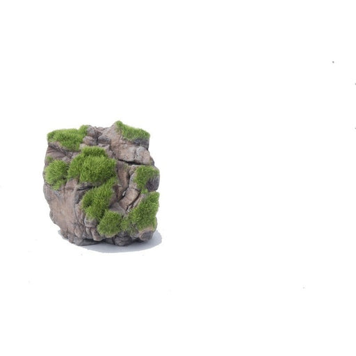 Aquatopia Natural Rock with Moss 12 x 9 x 13cm - Aquatic Supplies Australia