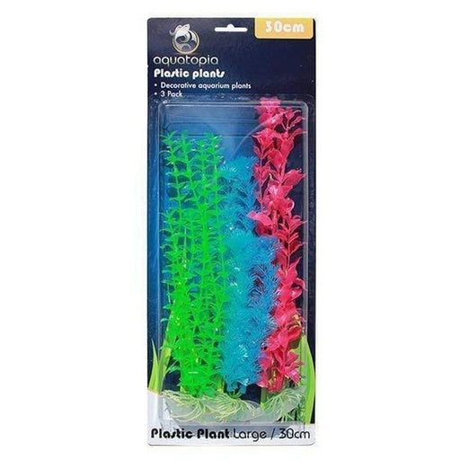 Aquatopia Neon Plastic Plants 30cm - Aquatic Supplies Australia