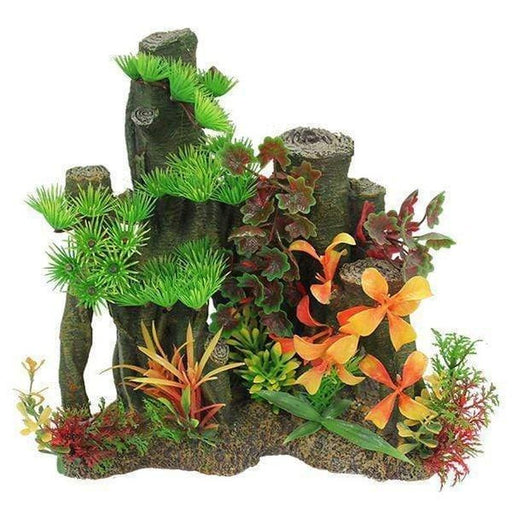Aquatopia Planted Tree Stump 22 x 13 x 23cm - Aquatic Supplies Australia