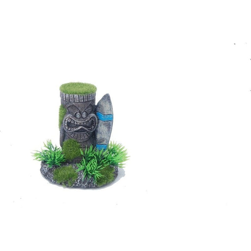 Aquatopia Warrior Face with Surfboard 6.5 x 9 x 10cm - Aquatic Supplies Australia