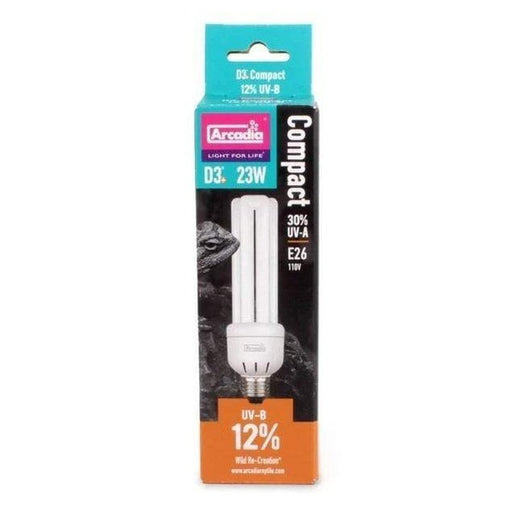 Arcadia 12% D3 Compact Bulb - 23w - Aquatic Supplies Australia