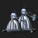 Arcadia Clamp Lamp & E27 Lampholder - Stainless - Aquatic Supplies Australia