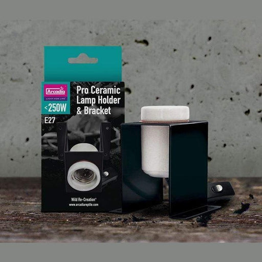 Arcadia Pro Ceramic Lamp Holder with Bracket - Aquatic Supplies Australia