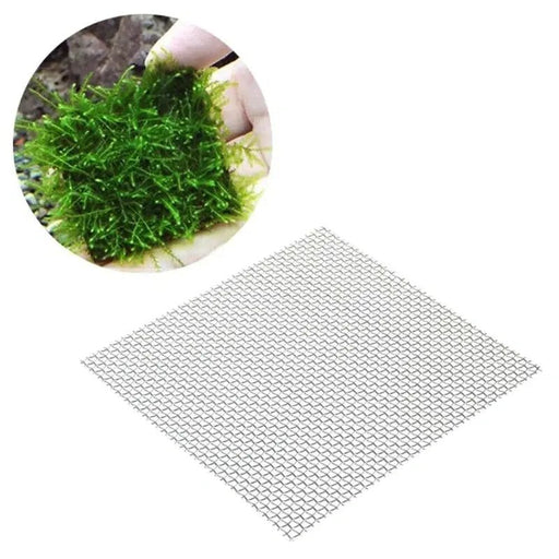 ASA Stainless Steel Mesh Moss Plate 8 x 8cm - Aquatic Supplies Australia