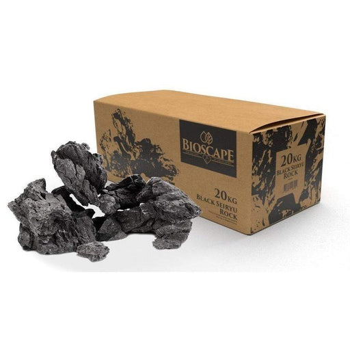 Bioscape Black Seiryu Rock Pack 20kg - Aquatic Supplies Australia