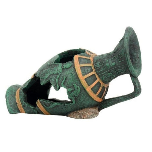 Bioscape Green Egyptian Urn - 20 x 11.5 cm - Aquatic Supplies Australia
