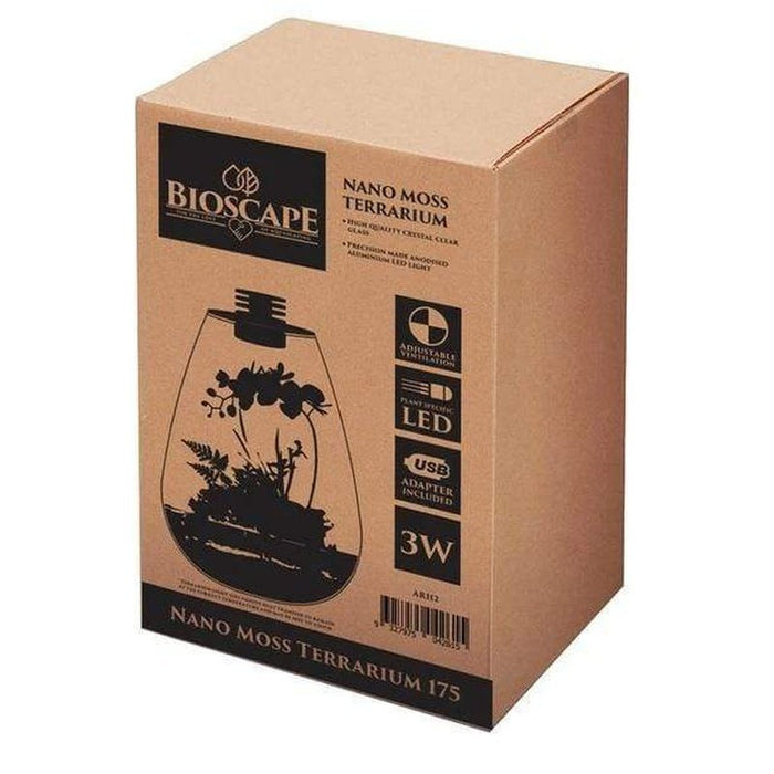 Bioscape Nano Moss Terrarium 175 Rounded (3.5L) - Aquatic Supplies Australia