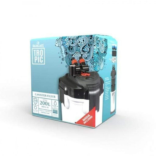 Bioscape Tropic Canister Filter 800 (200L, 800L/h) - Aquatic Supplies Australia