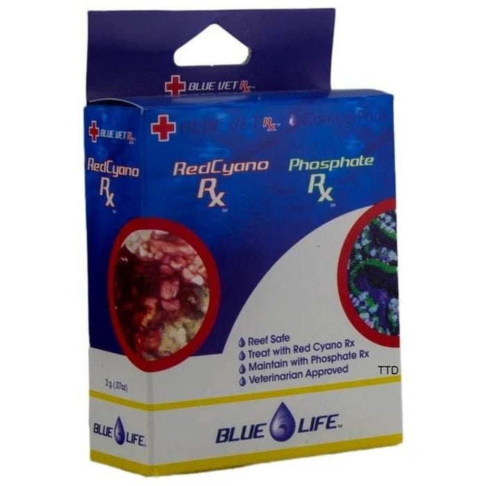 Blue Life Cyano Phosphate 2 in 1 (2g Red Cyano RX & 30mL Phosphate RX) Aquatic Supplies Australia