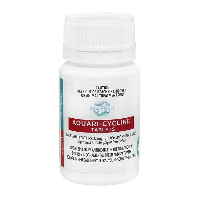 Blue Planet Aquaricycline Tablets - Aquatic Supplies Australia