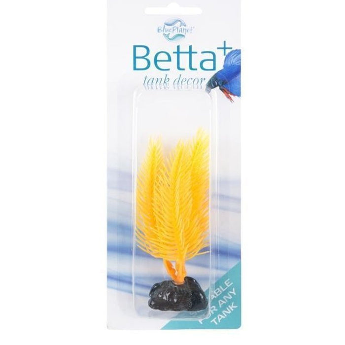 Blue Planet Betta+ Mini Plant Yellow 8cm - Aquatic Supplies Australia