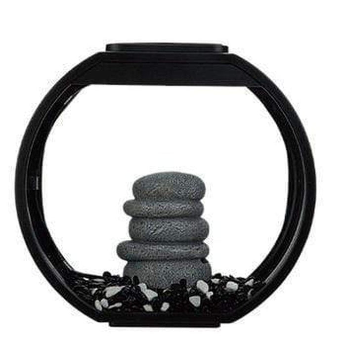 Blue Planet Deco O Mini Aquarium 10L Black - Aquatic Supplies Australia