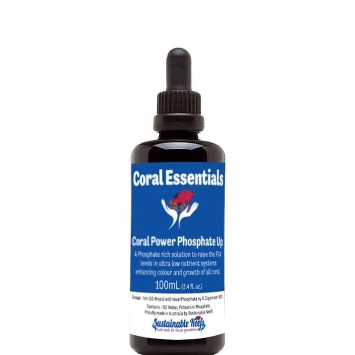 Coral Essentials Coral Power Phosphate UP 100mL - Aquatic Supplies Australia