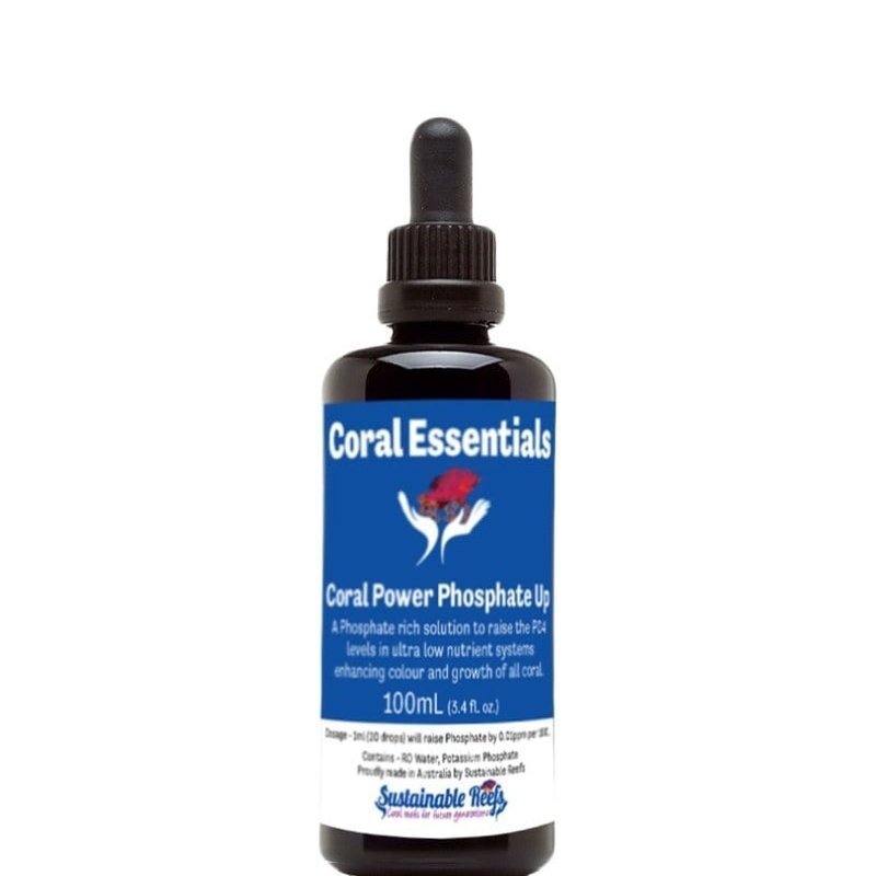 Coral Essentials Coral Power Phosphate UP 100mL - Aquatic Supplies Australia