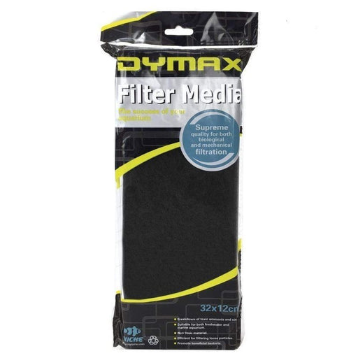 Dymax Black Bio Filter Sponge 32 x 12cm 2 Pack Aquatic Supplies Australia