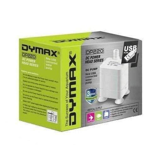 Dymax DC USB Power Head DP220 180L/h (Vertical Output) - Aquatic Supplies Australia