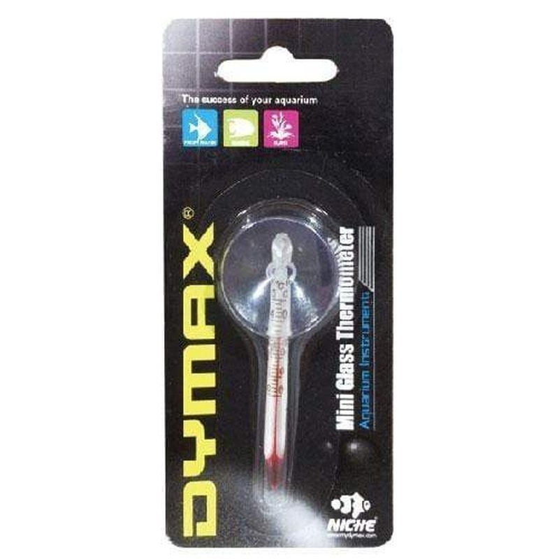 Dymax Mini Glass Thermometer 6cm - Aquatic Supplies Australia