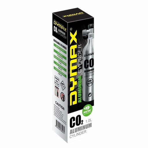 Dymax Refillable Aluminium CO2 Cylinder - Empty - Aquatic Supplies Australia