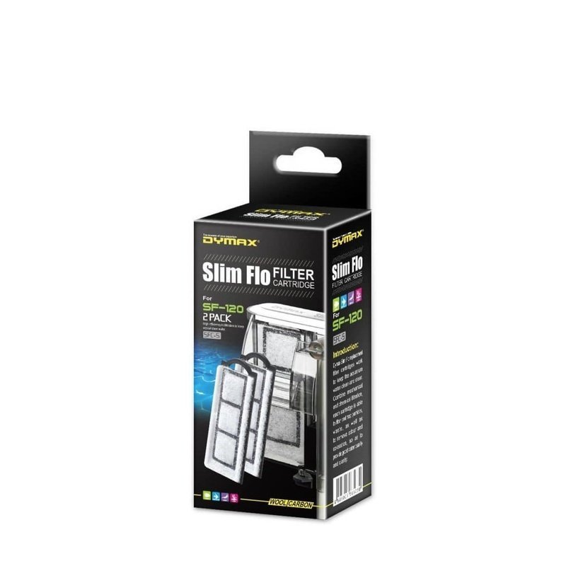Dymax Slim Flo Hang On Filter Cartridge 2 Pack - Aquatic Supplies Australia