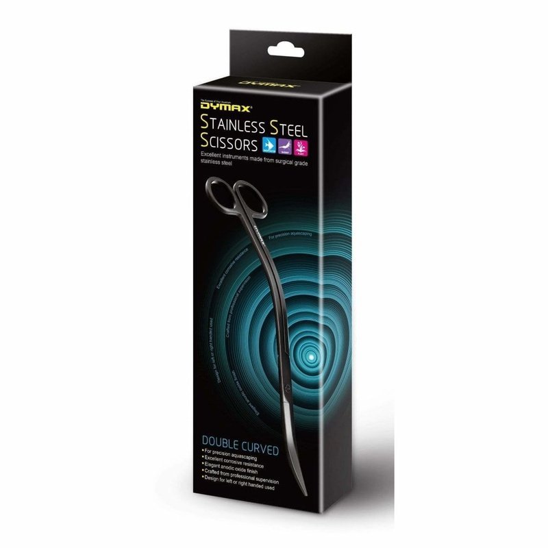 Dymax Stainless Steel Scissor Double Curved 23cm - Aquatic Supplies Australia