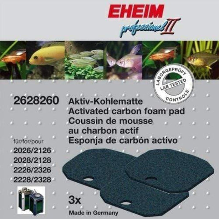 Eheim 2628260 Carbon Pads for 2026/2028, eXperience 350 3 Pack - Aquatic Supplies Australia