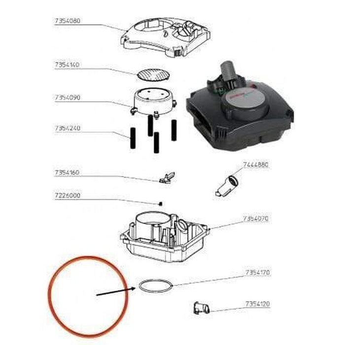 Eheim 7354170 Red Prime O - Ring 2026/2028 - Aquatic Supplies Australia