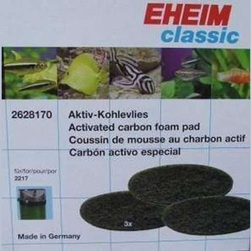 Eheim Classic 600 (2217) Carbon Filter Pads 3 Pack - Aquatic Supplies Australia