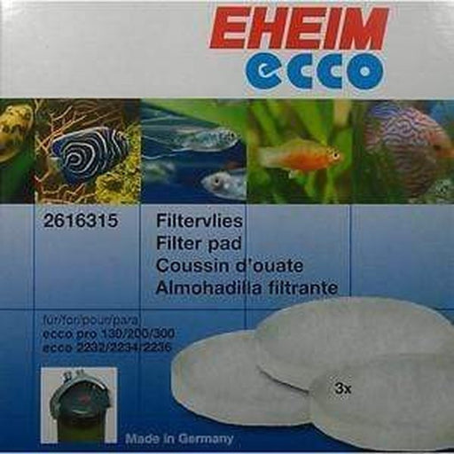 Eheim Ecco Pro Fine White Wool Filter Pad 3 Pack - Aquatic Supplies Australia
