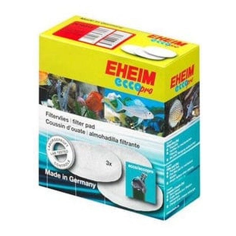Eheim Ecco Pro Fine White Wool Filter Pad 3 Pack - Aquatic Supplies Australia