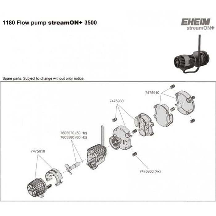 Eheim StreamON+ 3500 (1500 - 3500L/h) - Aquatic Supplies Australia