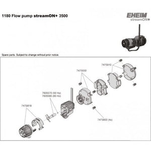 Eheim StreamON+ 3500 (1500 - 3500L/h) Aquatic Supplies Australia