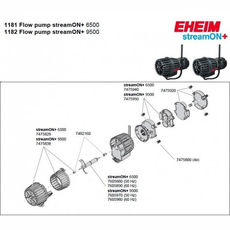 Eheim StreamON+ 6500 (3500 - 6500L/h) - Aquatic Supplies Australia
