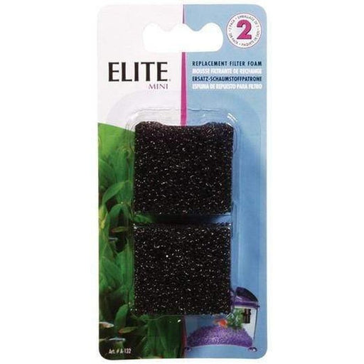 Elite Mini Internal Filter Foam 2 Pack Aquatic Supplies Australia