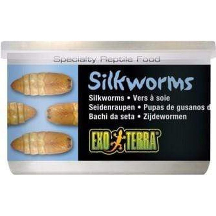 Exo Terra Canned Food 34g Silkworms - Aquatic Supplies Australia