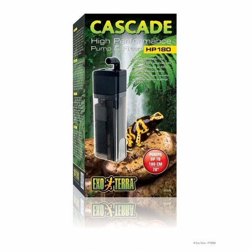 Exo Terra Cascade  HP180 Pump & Filter Aquatic Supplies Australia