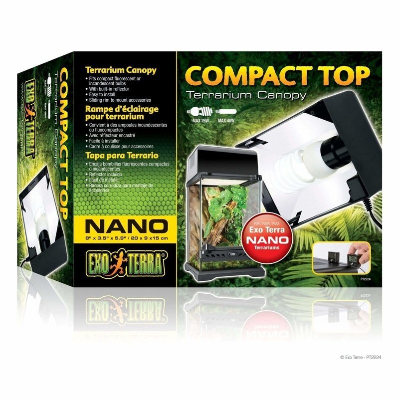 Exo Terra Compact Top Canopy - Aquatic Supplies Australia