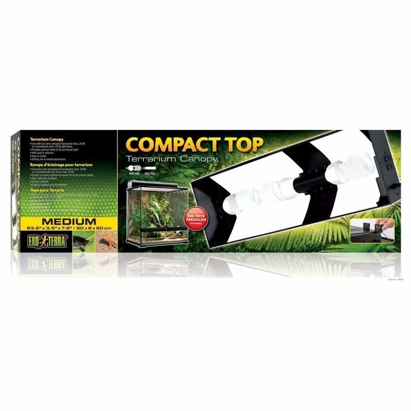 Exo Terra Compact Top Canopy - Aquatic Supplies Australia