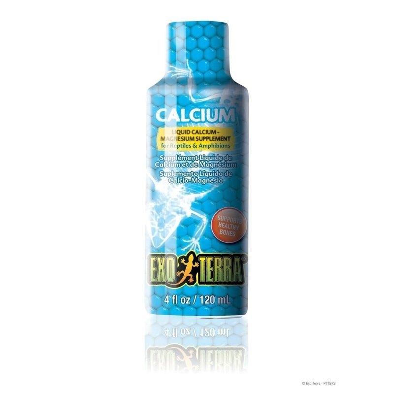 Exo Terra Liquid Calcium Magnesium Supplement 120ml - Aquatic Supplies Australia