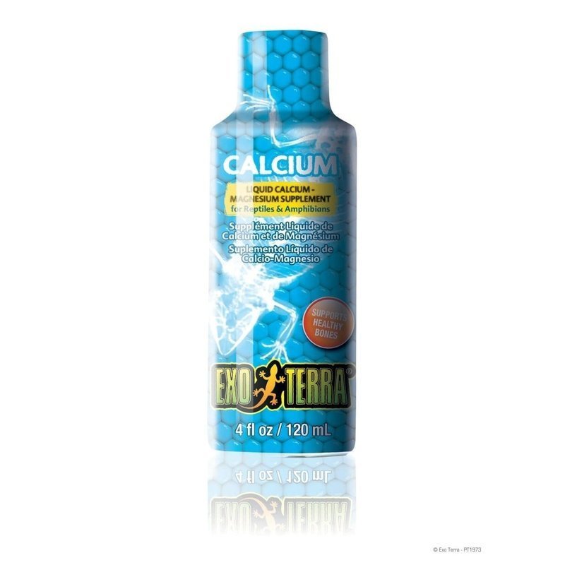 Exo Terra Liquid Calcium Magnesium Supplement 120ml - Aquatic Supplies Australia