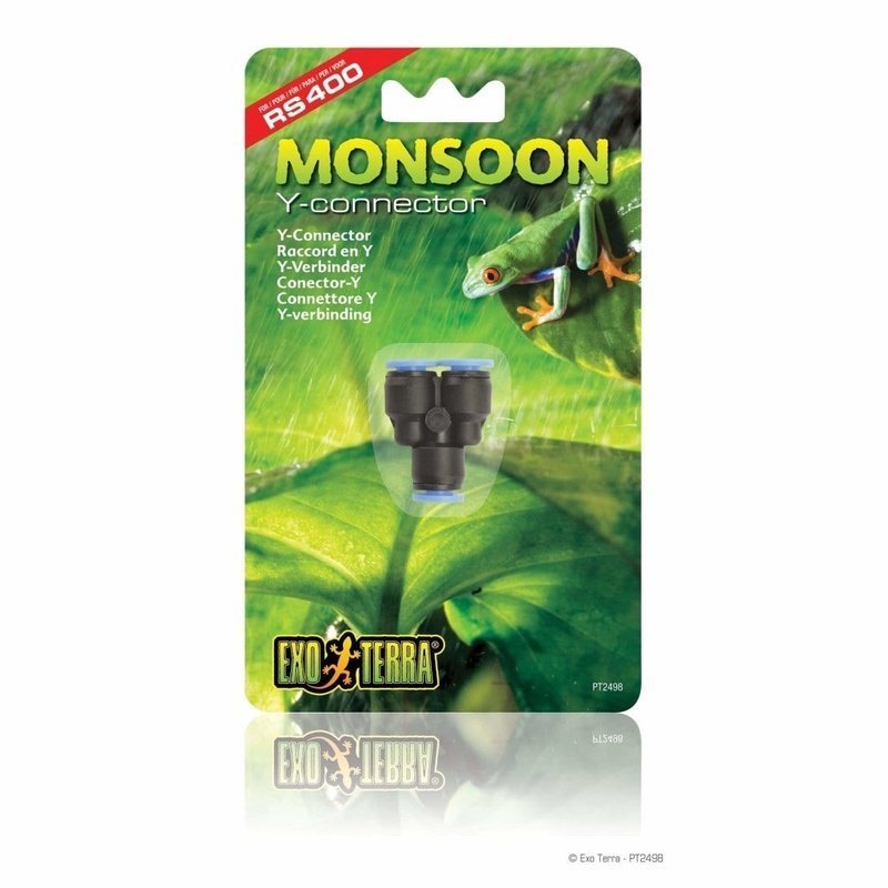 Exo Terra Monsoon Y-Connector (PT2498) - Aquatic Supplies Australia